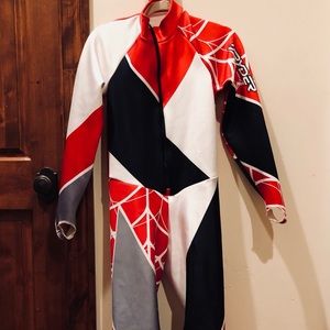 Barely used Spyder ski racing suit. Fits true to size and very clean.